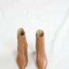 Beatrice Valenzuela Botines De Tacón Camel