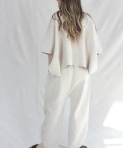 Lauren Manoogian New Arrivals Interlock Taper Pants Cement