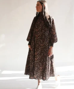 No.6 Dresses Reid Dress Brown Jungle