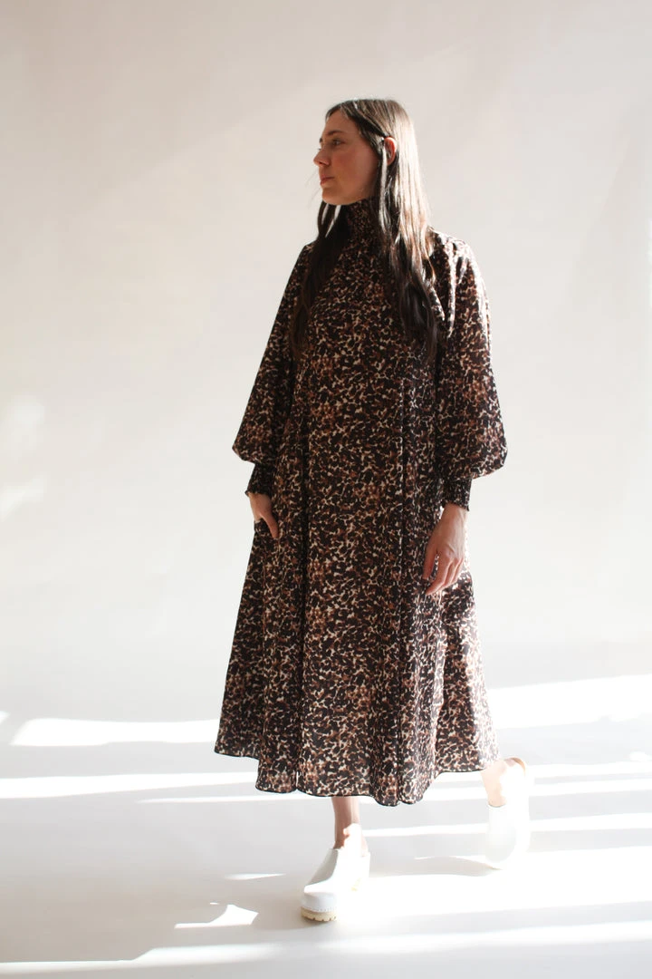 No.6 Dresses Reid Dress Brown Jungle 3 No.6 Dresses Reid Dress Brown Jungle