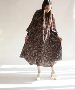 No.6 Dresses Reid Dress Brown Jungle 9 No.6 Dresses Reid Dress Brown Jungle