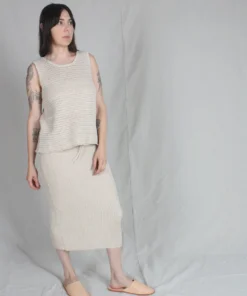 Wol Hide Tees And Tanks Mesh Tank Sand