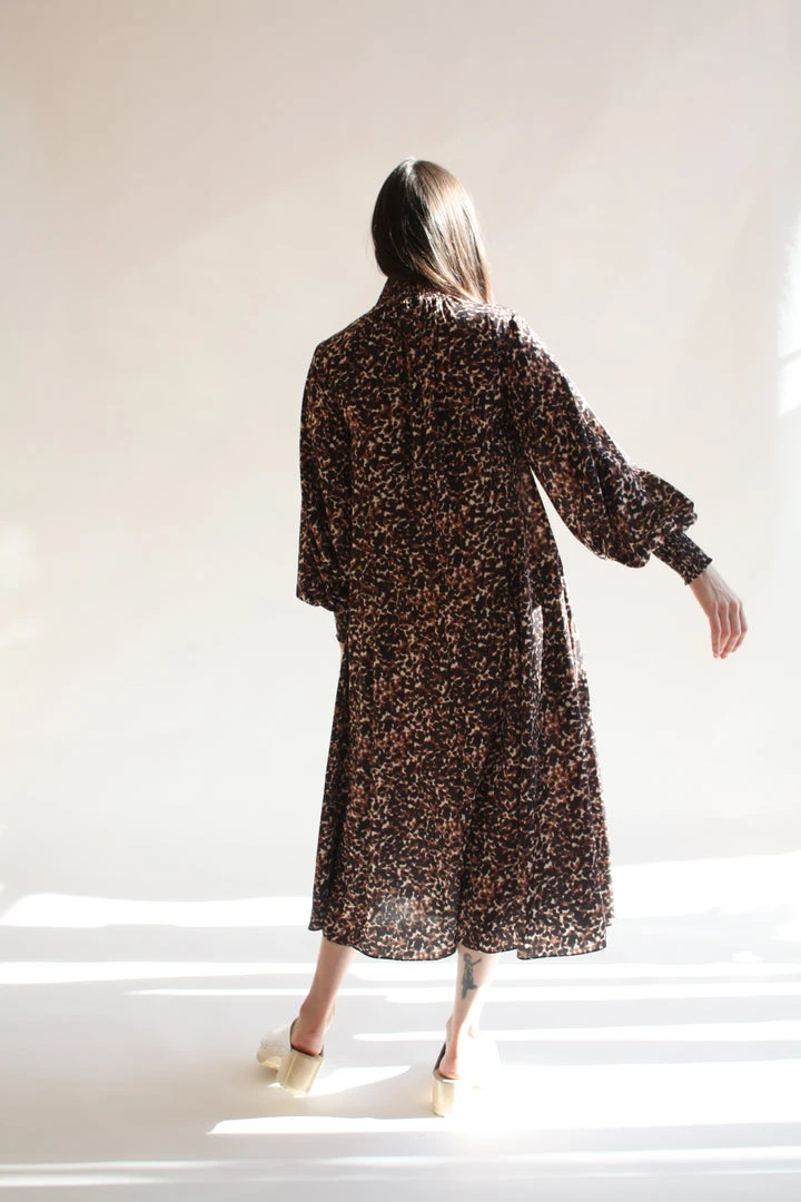 No.6 Dresses Reid Dress Brown Jungle 6 No.6 Dresses Reid Dress Brown Jungle