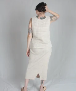 Wol Hide Tees And Tanks Mesh Tank Sand