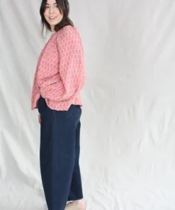 Cordera Curved Leg Pants Denim