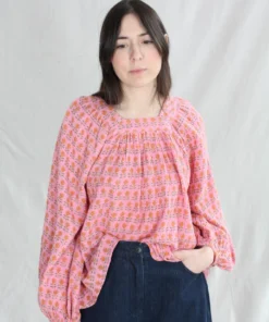 Cordera Curved Leg Pants Denim