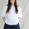Natalie Martin Kio Too White Swiss Dot Shirts And Blouses