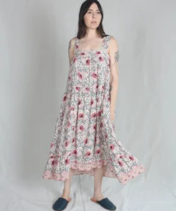 Natalie Martin Jasmine Dress Vintage Flowers Cream