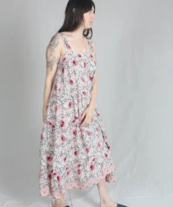 Natalie Martin Jasmine Dress Vintage Flowers Cream