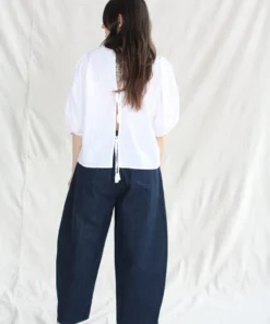 Natalie Martin Kio Too White Swiss Dot Shirts And Blouses