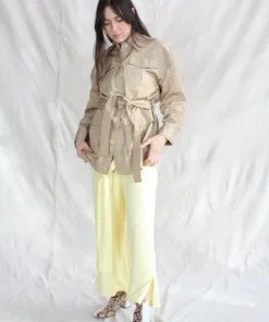 Rodebjer New Arrivals Luci Nylon Jacket Smoky Taupe