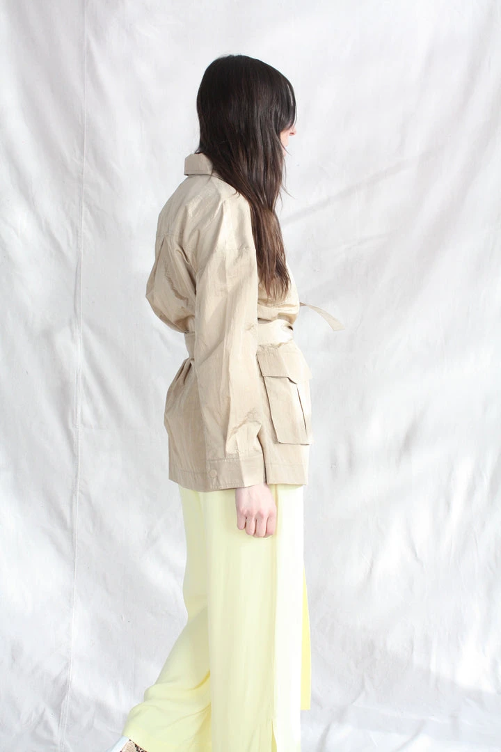 Rodebjer New Arrivals Luci Nylon Jacket Smoky Taupe 6 Rodebjer New Arrivals Luci Nylon Jacket Smoky Taupe