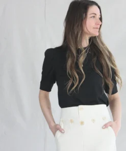 Rodebjer Dory T-Shirt Black