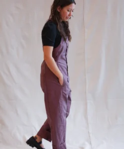 Caron Callahan Bria Jumpsuit Mulberry Canvas Sale 9 Caron Callahan Bria Jumpsuit Mulberry Canvas Sale