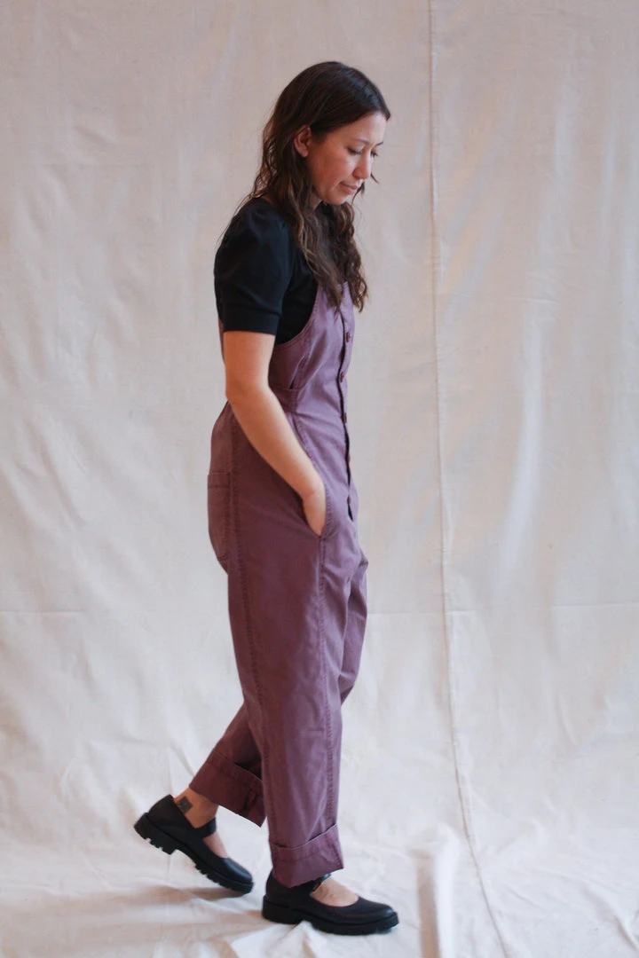 Caron Callahan Bria Jumpsuit Mulberry Canvas Sale 5 Caron Callahan Bria Jumpsuit Mulberry Canvas Sale