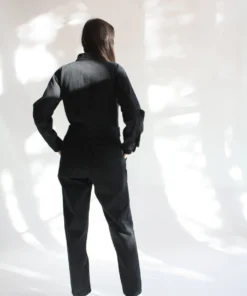 Apiece Apart Utility Jumpsuit Washed Black