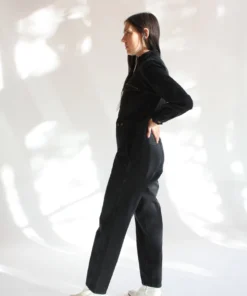 Apiece Apart Utility Jumpsuit Washed Black