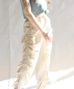 Lauren Manoogian New Arrivals Ruche Pants Sandstone