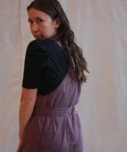 Caron Callahan Bria Jumpsuit Mulberry Canvas Sale 10 Caron Callahan Bria Jumpsuit Mulberry Canvas Sale