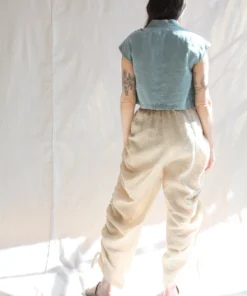 Lauren Manoogian New Arrivals Ruche Pants Sandstone