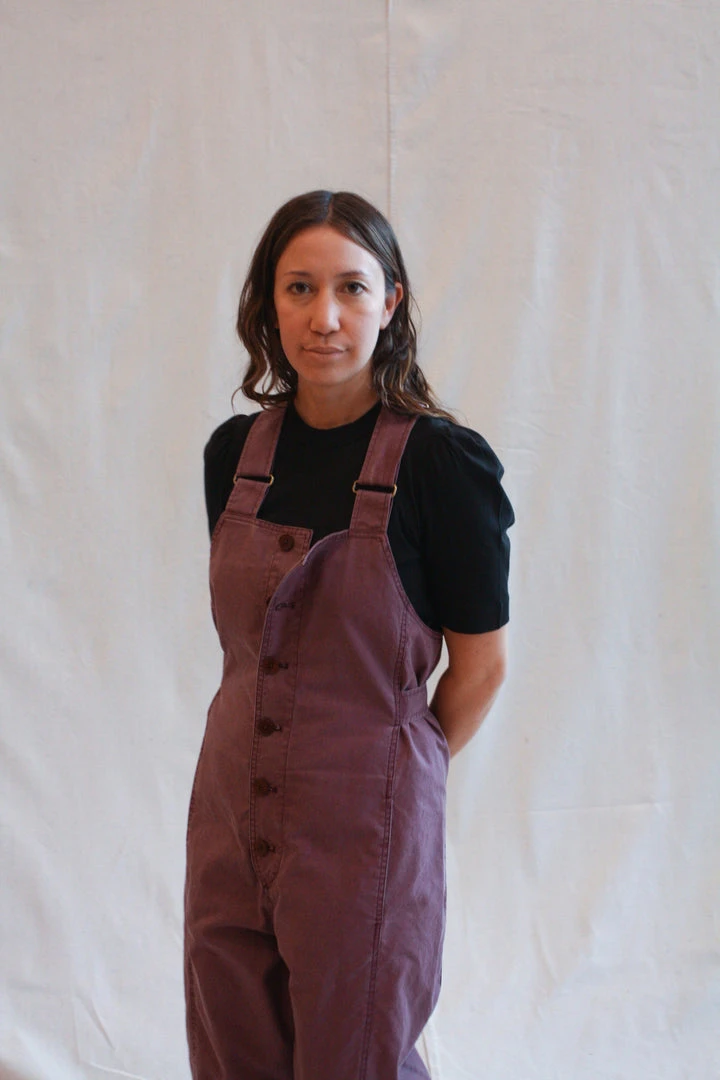 Caron Callahan Bria Jumpsuit Mulberry Canvas Sale 7 Caron Callahan Bria Jumpsuit Mulberry Canvas Sale