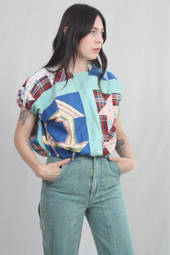 Carleen Cloud Top Vintage Quilt 13 Carleen Cloud Top Vintage Quilt