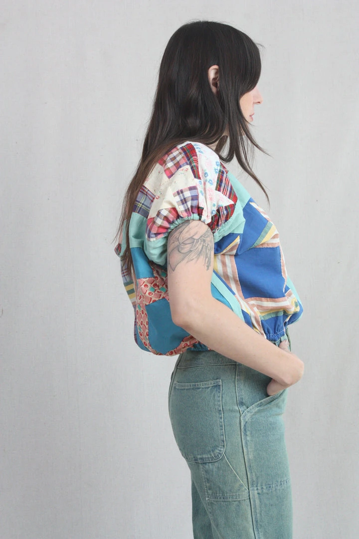 Carleen Cloud Top Vintage Quilt 14 Carleen Cloud Top Vintage Quilt