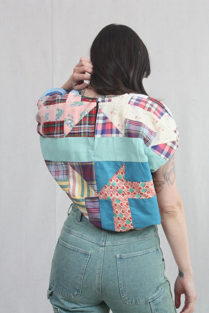 Carleen Cloud Top Vintage Quilt 15 Carleen Cloud Top Vintage Quilt