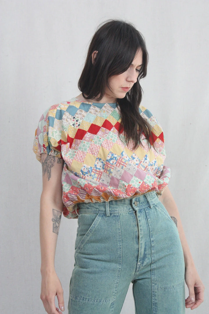 Carleen Cloud Top Vintage Quilt 18 Carleen Cloud Top Vintage Quilt