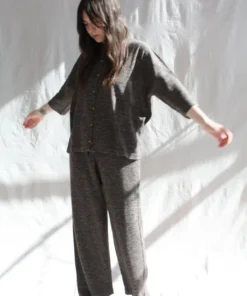 Lauren Manoogian Shirts And Blouses Big Shirt Blackened Flax