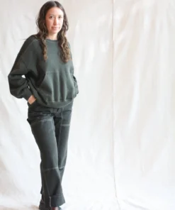 No.6 Smith Sweatshirt Olive Sale