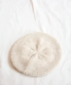 Micaela Greg Felted Alpaca Beret Oatmeal Accessories