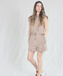 Ulla Johnson Briar Romper Urchin New Arrivals