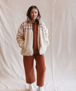 Rhoan Webshop 13 No.6 Jackets Kelli Jacket Bone And White Tan Trellis Floral