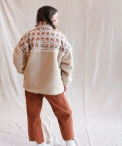 No.6 Jackets Kelli Jacket Bone And White Tan Trellis Floral