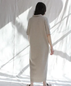 Cordera Dresses Cashmere Dress Oatmeal