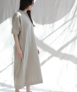 Cordera Dresses Cashmere Dress Oatmeal