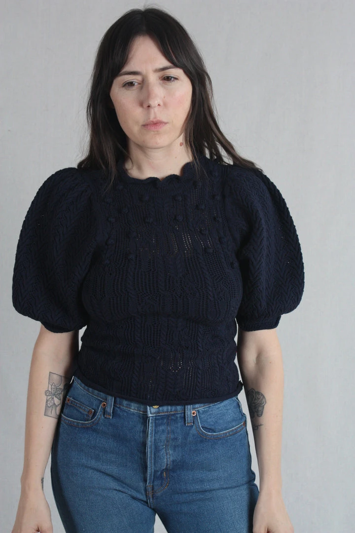 Ulla Johnson Coralie Top Midnight 3 Ulla Johnson Coralie Top Midnight