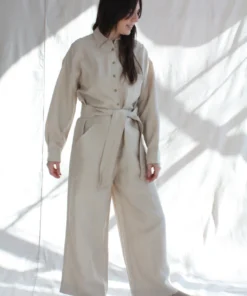 Mara Hoffman Agatha Jumpsuit Stone