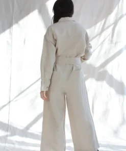 Mara Hoffman Agatha Jumpsuit Stone