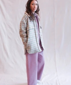 No.6 Wilson Jacket Cream And Mint Plaid Jackets 13 No.6 Wilson Jacket Cream And Mint Plaid Jackets