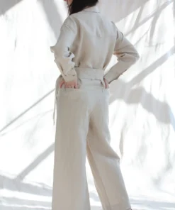 Mara Hoffman Agatha Jumpsuit Stone