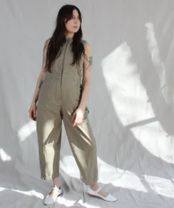 Caron Callahan Tobias Jumpsuit Khaki