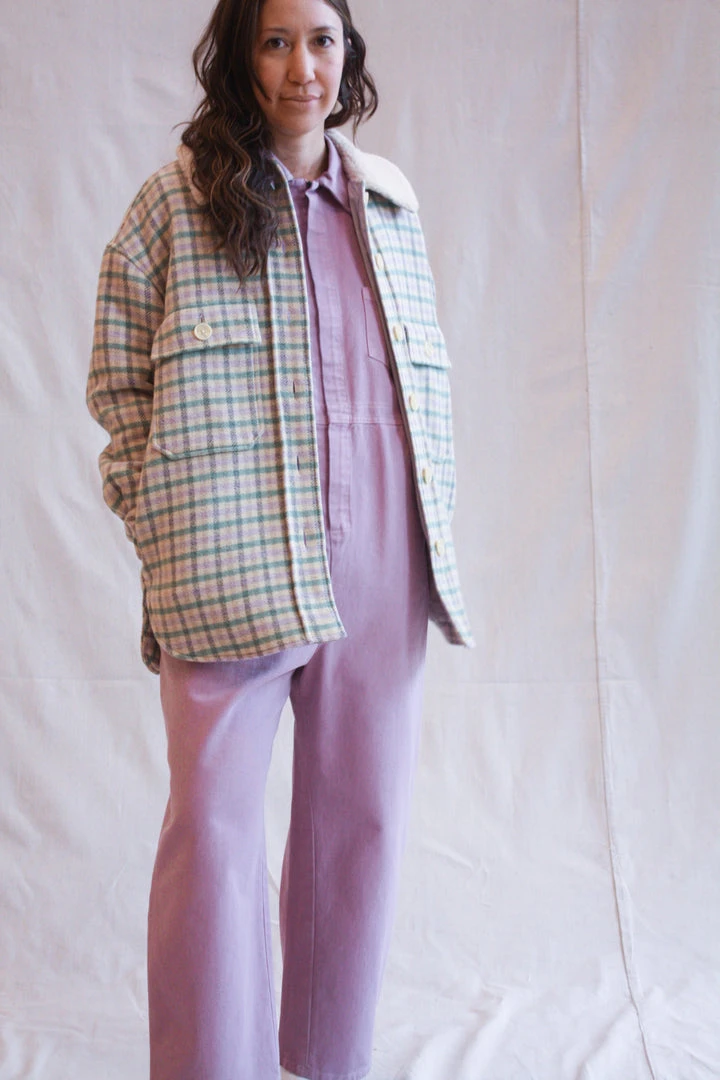 No.6 Wilson Jacket Cream And Mint Plaid Jackets 4 No.6 Wilson Jacket Cream And Mint Plaid Jackets