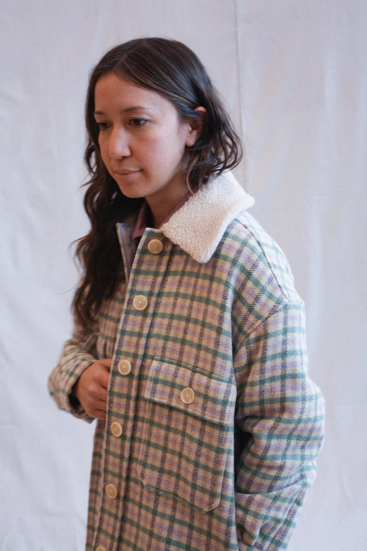 No.6 Wilson Jacket Cream And Mint Plaid Jackets 9 No.6 Wilson Jacket Cream And Mint Plaid Jackets