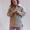 No.6 Wilson Jacket Cream And Mint Plaid Jackets
