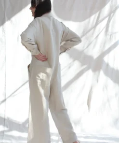 Mara Hoffman Agatha Jumpsuit Stone