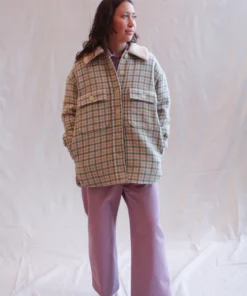 No.6 Wilson Jacket Cream And Mint Plaid Jackets 11 No.6 Wilson Jacket Cream And Mint Plaid Jackets