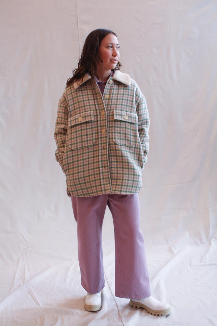 No.6 Wilson Jacket Cream And Mint Plaid Jackets 5 No.6 Wilson Jacket Cream And Mint Plaid Jackets