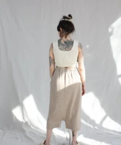 Lauren Manoogian New Playa Pants Ecru Melange